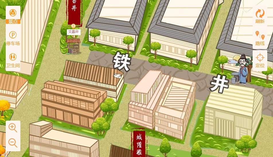 罗定智慧景区：手绘地图与语音导览的完美融合