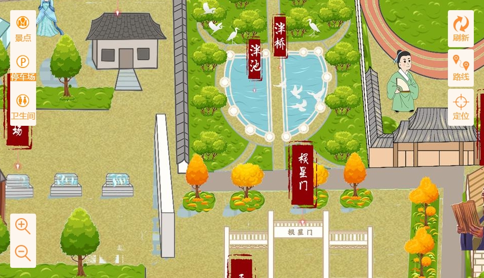 罗定手绘地图景区语音讲解导览系统：智慧景区建设的基石